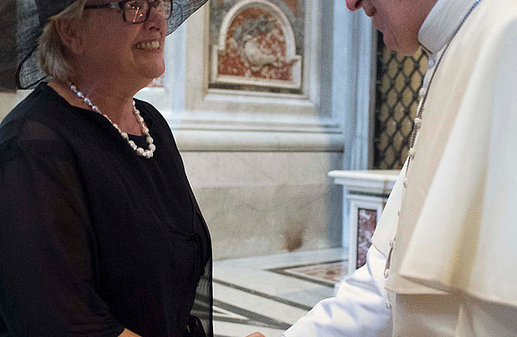 ÖVP Frauen-Delegation bei der Heiligsprechung von Mutter Teresa